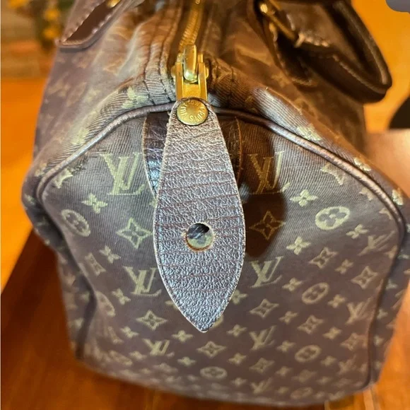 LOUIS VUITTON DENIM SPEEDY 30 - Picture 5 of 15